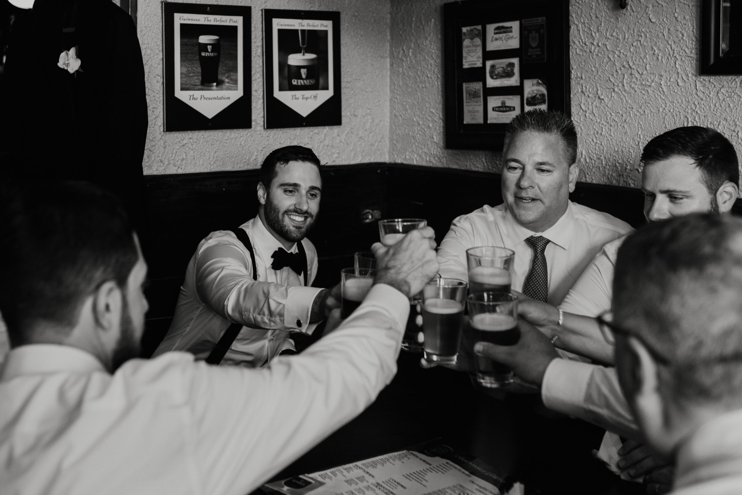 Groom with family at Kildare house